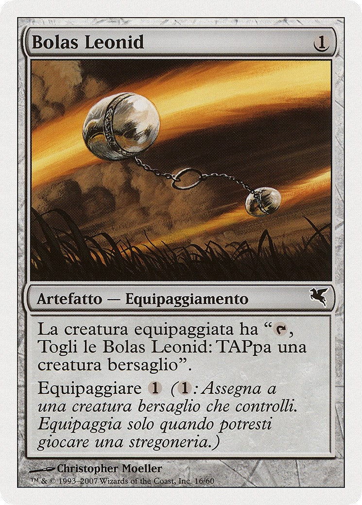 Leonin Bola (Italian) - "Bolas Leonid" (L16) (Magic Encyclopedia 2005 (Salvat/Hachette))