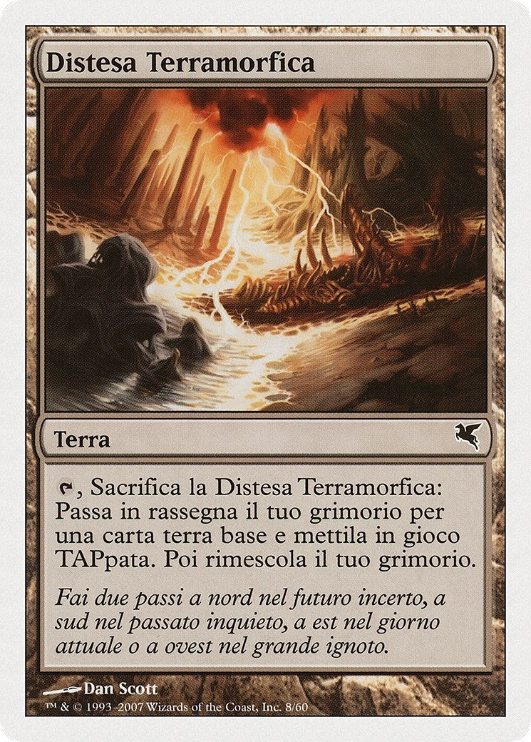 Terramorphic Expanse (Italian) - "Distesa Terramorfica" (L8) (L8) (Magic Encyclopedia 2005 (Salvat/Hachette))