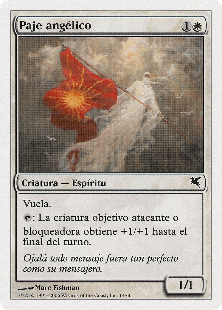 Angelic Page (Spanish) - "Paje angelico" (C14) (Magic Encyclopedia 2005 (Salvat/Hachette))
