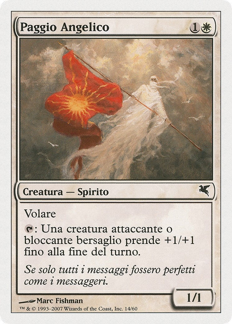 Angelic Page (Italian) - "Paggio Angelico" (C14) (Magic Encyclopedia 2005 (Salvat/Hachette))
