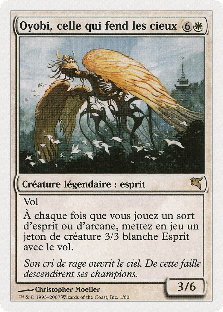 Oyobi, Who Split the Heavens (French) - "Oyobi, celle qui fend les cieux" (C1) (Magic Encyclopedia 2005 (Salvat/Hachette))