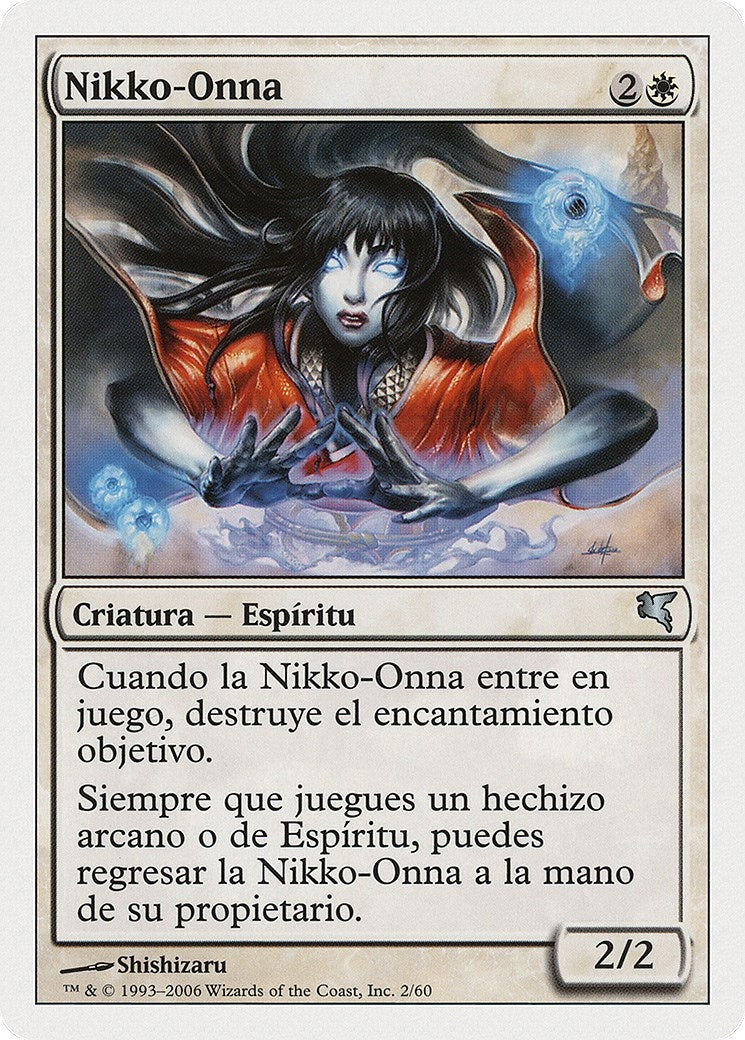 Nikko-Onna (Spanish) - "Nikko-Onna" (C2) (Magic Encyclopedia 2005 (Salvat/Hachette))