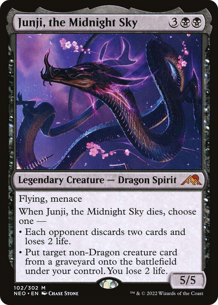 Junji, the Midnight Sky (102) (Kamigawa: Neon Dynasty)