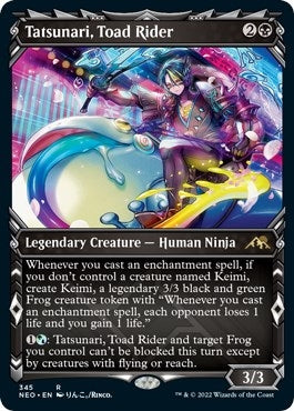 Tatsunari, Toad Rider (Showcase) (345) (Kamigawa: Neon Dynasty)
