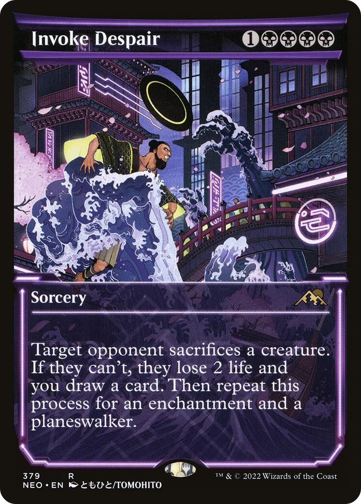 Invoke Despair (Showcase) (379) (Kamigawa: Neon Dynasty)