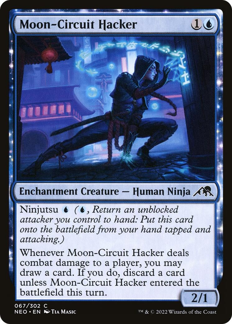 Moon-Circuit Hacker (67) (Kamigawa: Neon Dynasty)