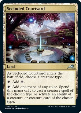 Secluded Courtyard (275) (Kamigawa: Neon Dynasty)