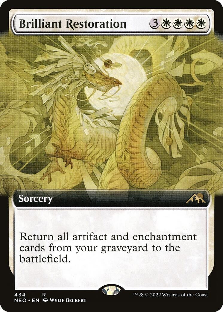 Brilliant Restoration (Extended Art) (434) (Kamigawa: Neon Dynasty)