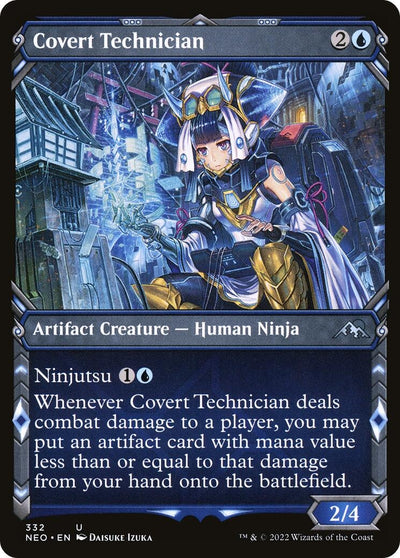 Covert Technician (Showcase) (332) (Kamigawa: Neon Dynasty)