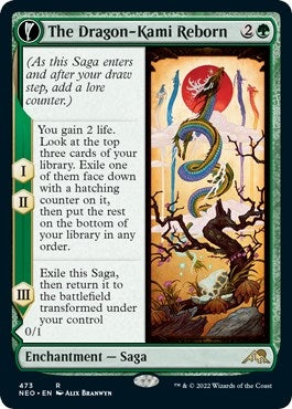 The Dragon-Kami Reborn (Extended Art) (473) (Kamigawa: Neon Dynasty)