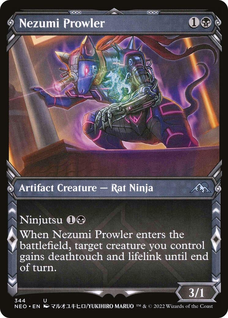Nezumi Prowler (Showcase) (344) (Kamigawa: Neon Dynasty)