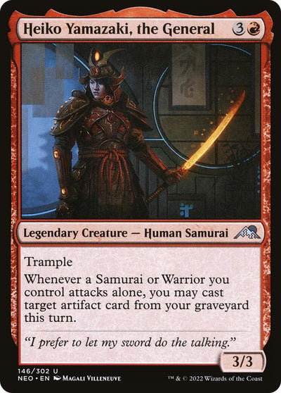 Heiko Yamazaki, the General (146) (Kamigawa: Neon Dynasty)