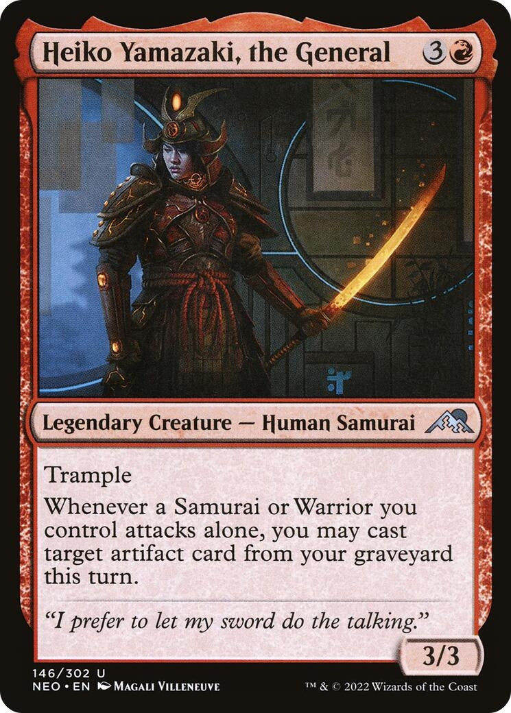 Heiko Yamazaki, the General (146) (Kamigawa: Neon Dynasty)