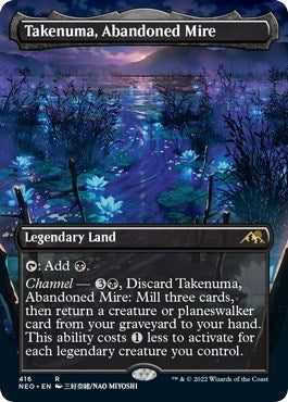 Takenuma, Abandoned Mire (Borderless) (416) (Kamigawa: Neon Dynasty)
