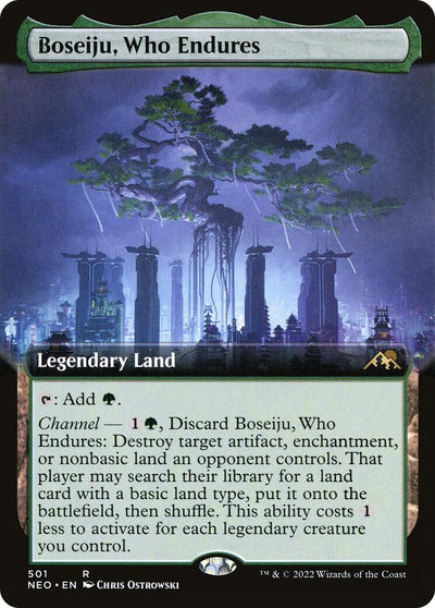 Boseiju, Who Endures (Extended Art) (501) (Kamigawa: Neon Dynasty)