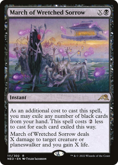 March of Wretched Sorrow (111) (Kamigawa: Neon Dynasty)