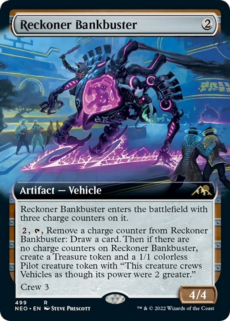 Reckoner Bankbuster (Extended Art) (499) (Kamigawa: Neon Dynasty)