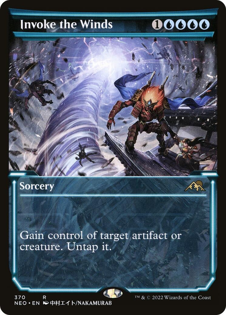 Invoke the Winds (Showcase) (370) (Kamigawa: Neon Dynasty)