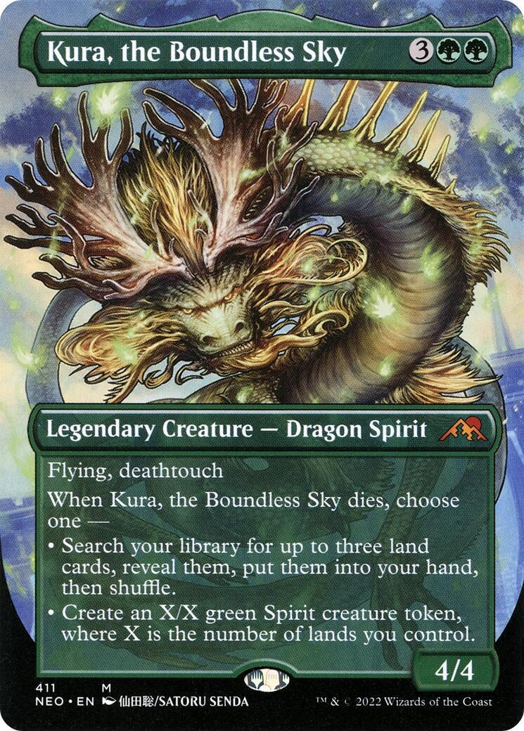 Kura, the Boundless Sky (Borderless) (411) (Kamigawa: Neon Dynasty)