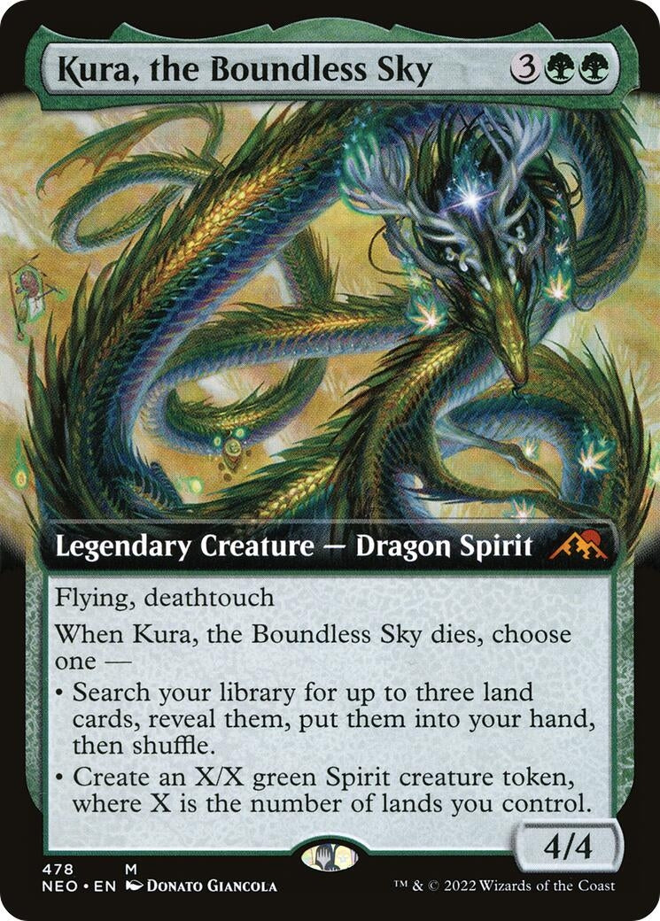 Kura, the Boundless Sky (Extended Art) (478) (Kamigawa: Neon Dynasty)