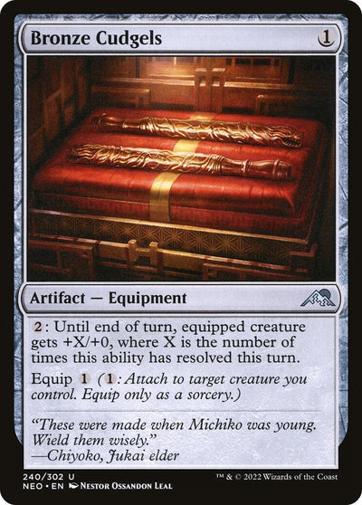 Bronze Cudgels (240) (Kamigawa: Neon Dynasty)
