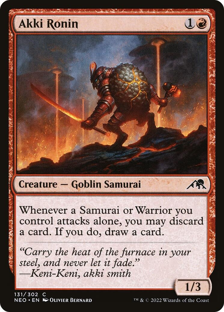 Akki Ronin (131) (Kamigawa: Neon Dynasty)