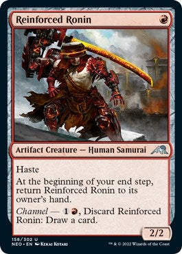 Reinforced Ronin (158) (Kamigawa: Neon Dynasty)