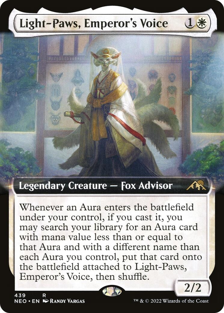 Light-Paws, Emperor's Voice (Extended Art) (439) (Kamigawa: Neon Dynasty)