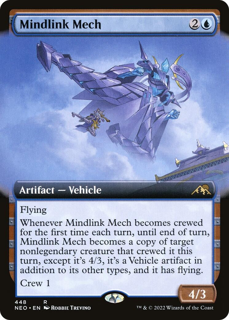 Mindlink Mech (Extended Art) (448) (Kamigawa: Neon Dynasty)