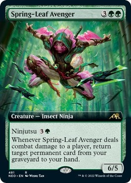 Spring-Leaf Avenger (Extended Art) (481) (Kamigawa: Neon Dynasty)