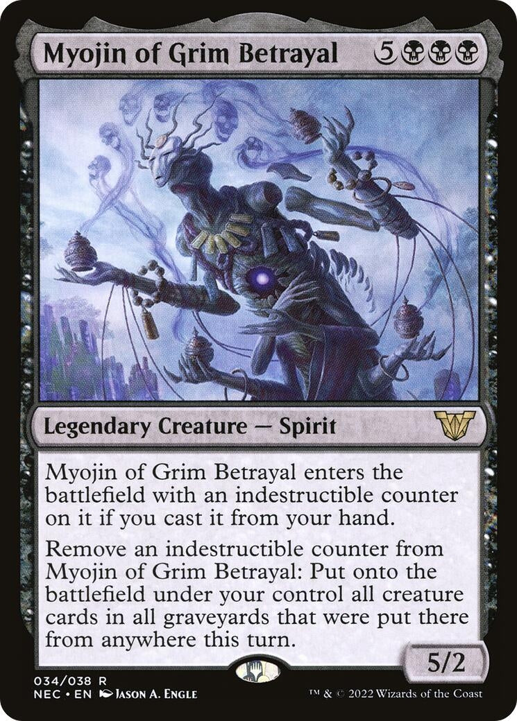 Myojin of Grim Betrayal (34) (Commander: Kamigawa: Neon Dynasty)