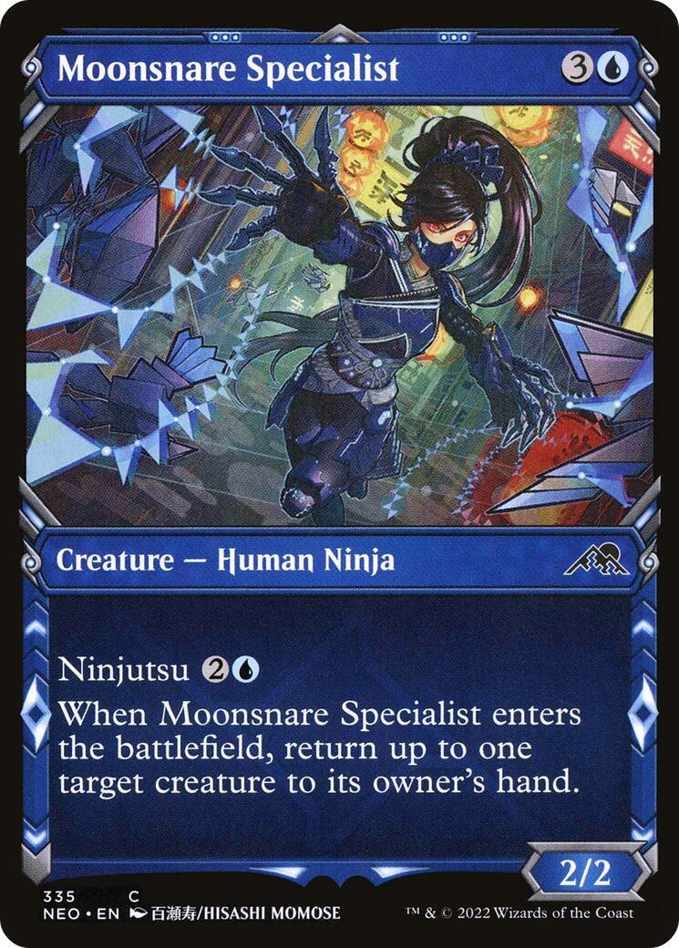 Moonsnare Specialist (Showcase) (335) (Kamigawa: Neon Dynasty)