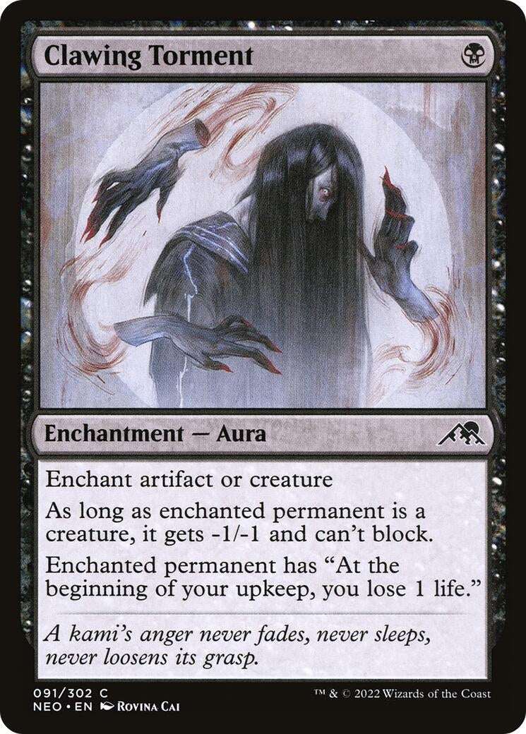 Clawing Torment (91) (Kamigawa: Neon Dynasty)