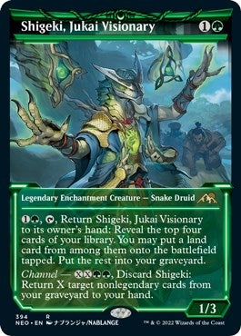 Shigeki, Jukai Visionary (Showcase) (394) (Kamigawa: Neon Dynasty)