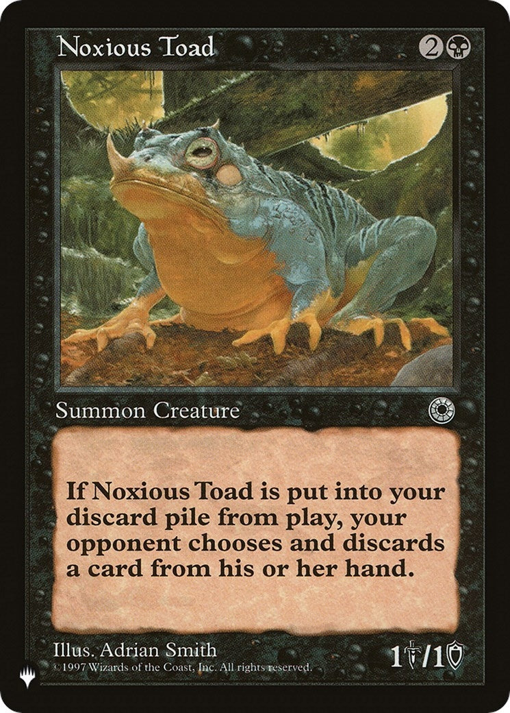 Noxious Toad (The List Reprints)