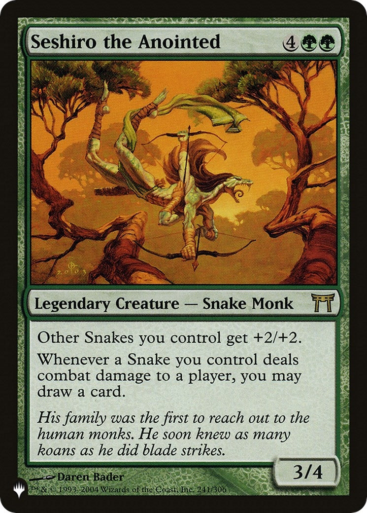 Image for Seshiro the Anointed (241/306) (The List Reprints) - Magic: The Gathering