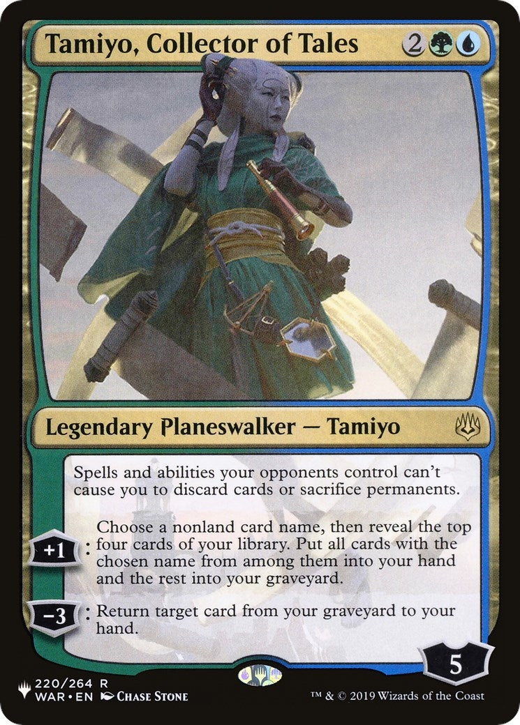 Tamiyo, Collector of Tales (220/264) (The List Reprints)