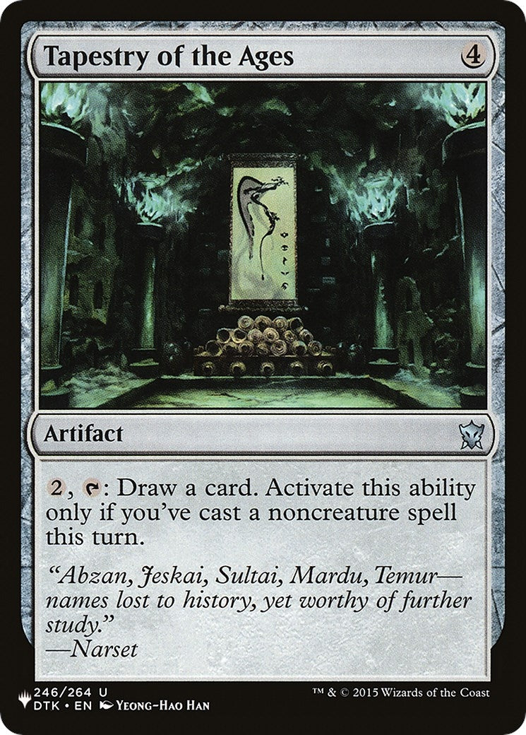 Tapestry of the Ages (246/264) (The List Reprints)