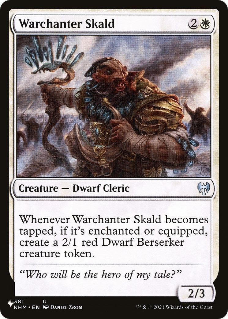 Warchanter Skald (381/285) (The List Reprints)