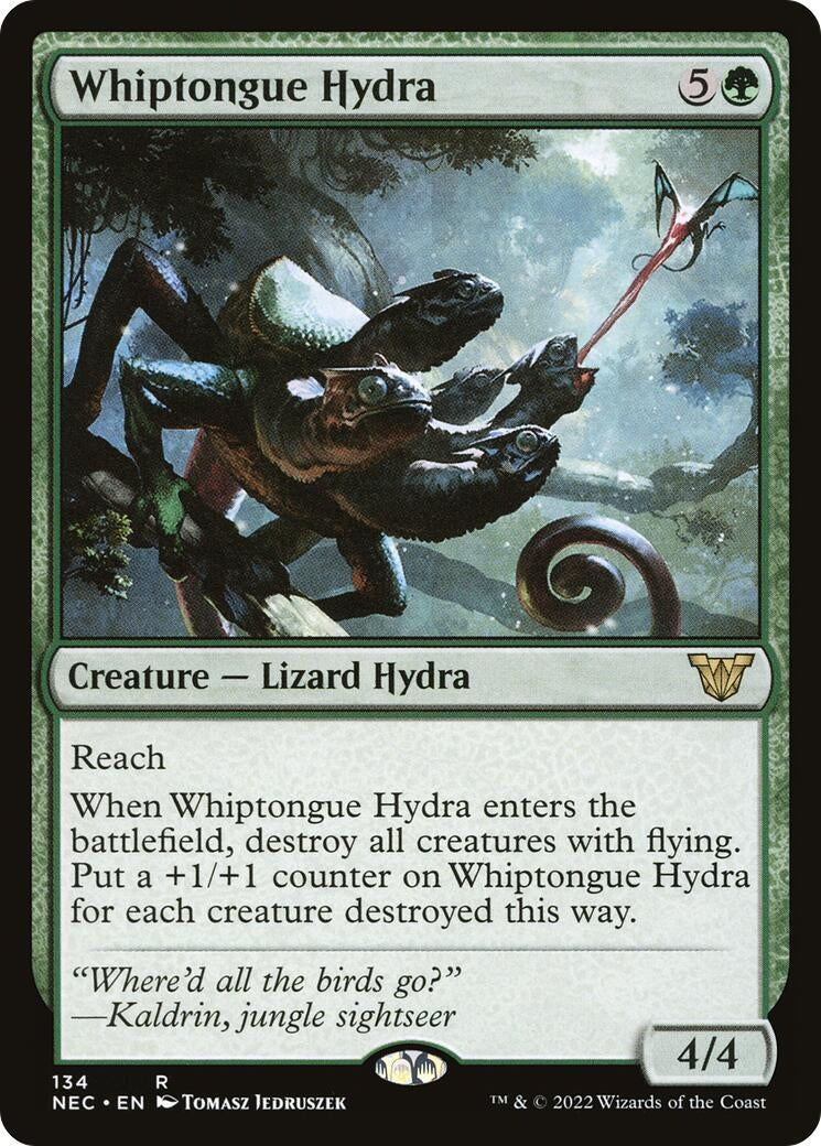 Whiptongue Hydra (134) (Commander: Kamigawa: Neon Dynasty)