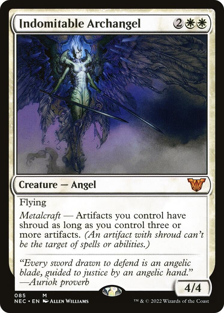 Indomitable Archangel (85) (Commander: Kamigawa: Neon Dynasty)