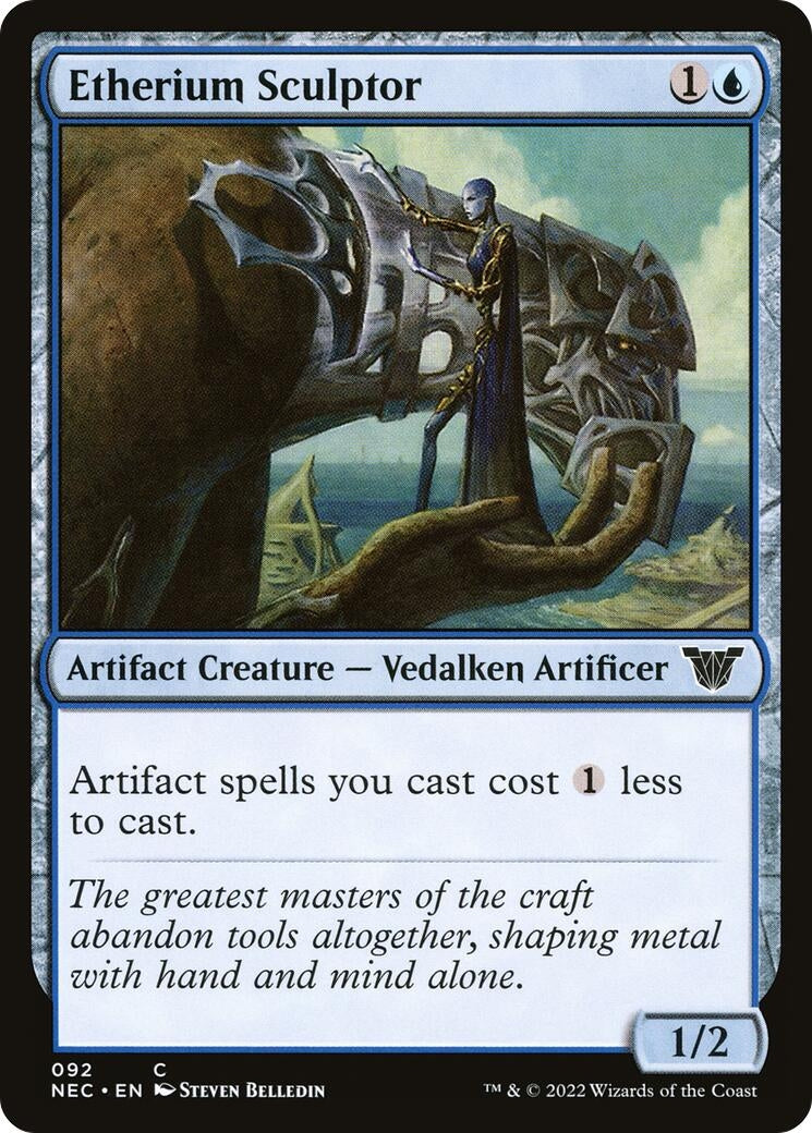 Etherium Sculptor (92) (Commander: Kamigawa: Neon Dynasty)