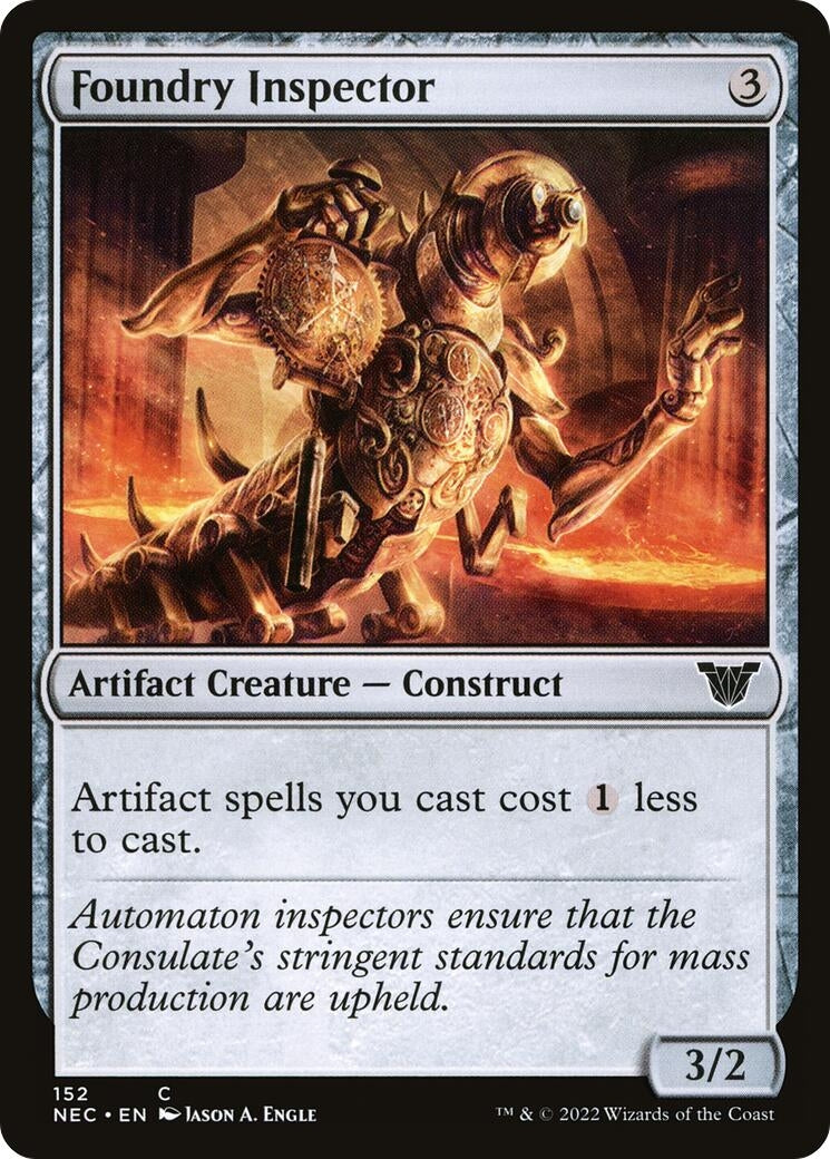 Foundry Inspector (152) (Commander: Kamigawa: Neon Dynasty)