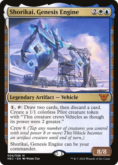 Shorikai, Genesis Engine (4) (Commander: Kamigawa: Neon Dynasty)