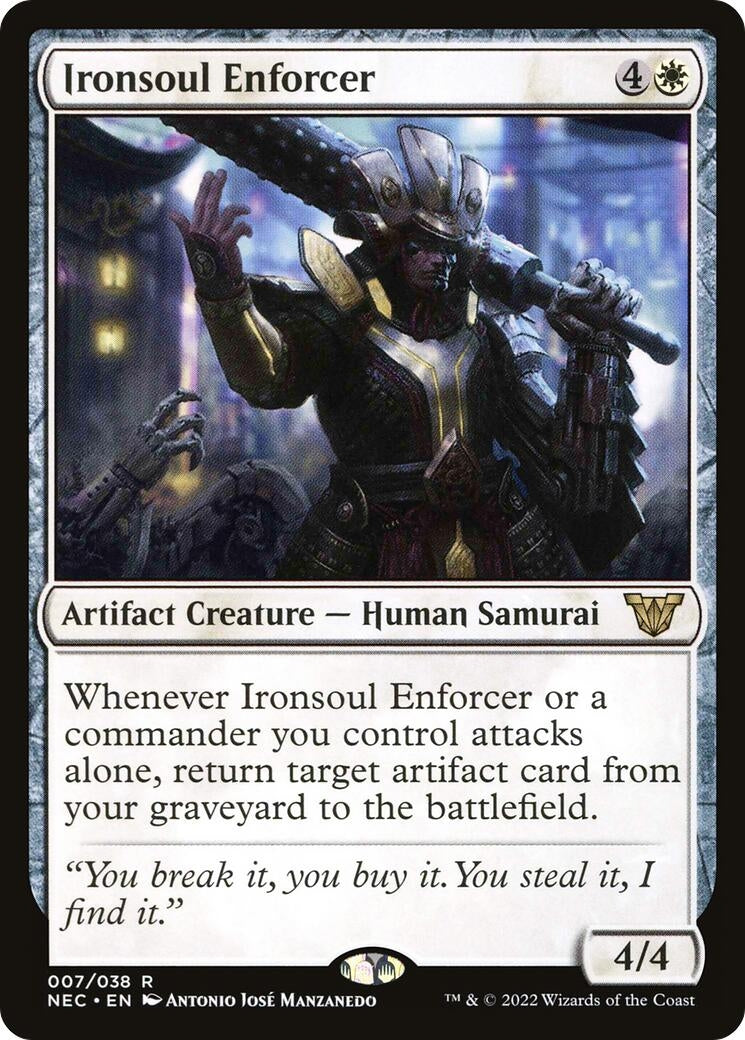 Ironsoul Enforcer (7) (Commander: Kamigawa: Neon Dynasty)