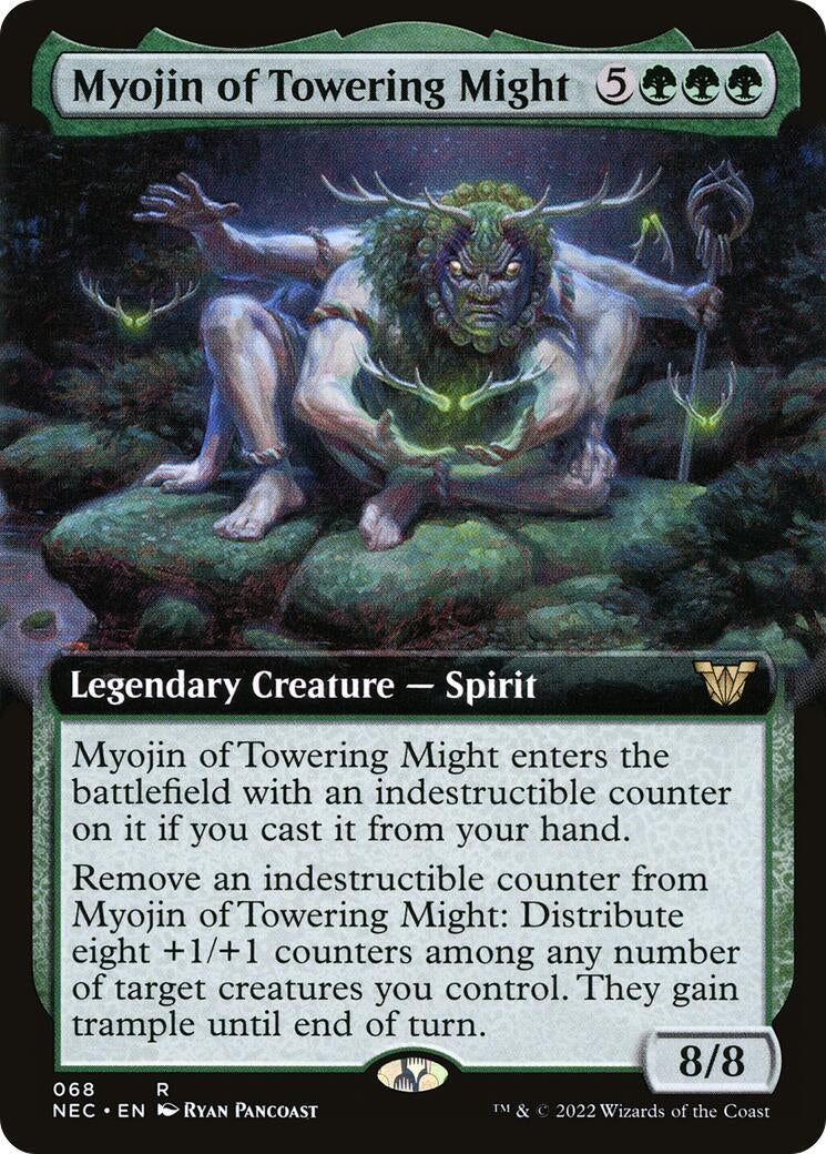 Myojin of Towering Might (Extended Art) (68) (Commander: Kamigawa: Neon Dynasty)