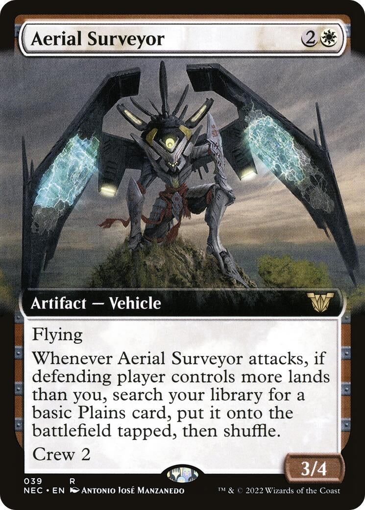 Aerial Surveyor (Extended Art) (39) (Commander: Kamigawa: Neon Dynasty)