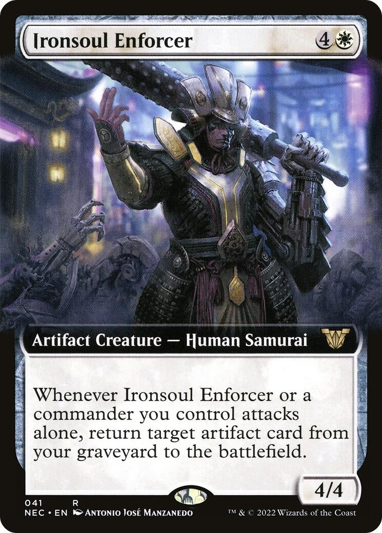 Ironsoul Enforcer (Extended Art) (41) (Commander: Kamigawa: Neon Dynasty)