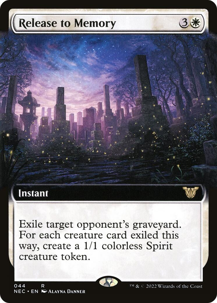 Release to Memory (Extended Art) (44) (Commander: Kamigawa: Neon Dynasty)