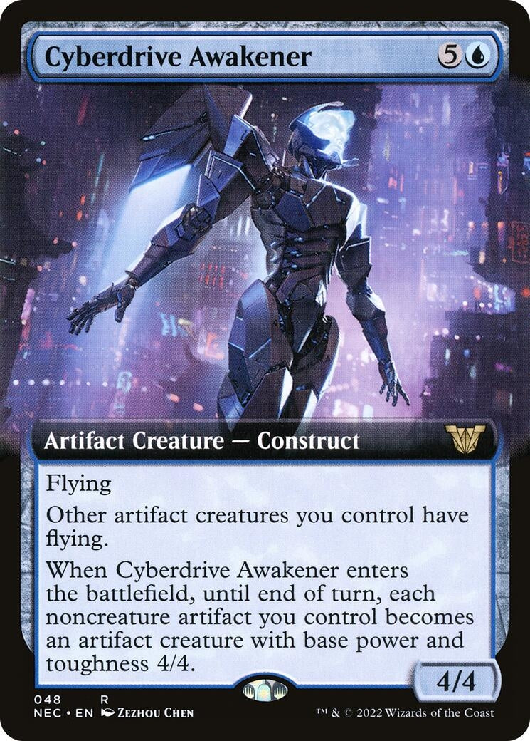 Cyberdrive Awakener (Extended Art) (48) (Commander: Kamigawa: Neon Dynasty)